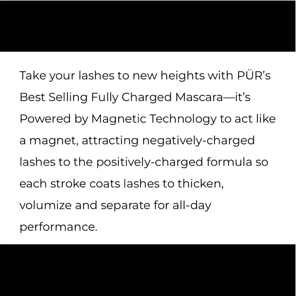 🌿PUR Fully Charged Mascara Powered by Magnetic Technology